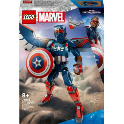 LGO Marvel New Captain America Baufigur