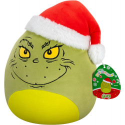 Squishmallows Weihnachts Grinch, 25cm (Grinch in Santa Hat)