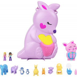 thumb-alternative:Mattel HKV50 Polly Pocket Mama & Joey Kangaroo Schatulle
