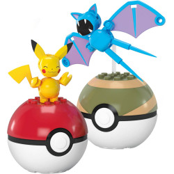 MEGA Pokémon POKÉ BALL COLL. (COLL. OF 3)   PIKACHU AND ZUBAT (OS)