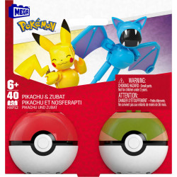 MEGA Pokémon POKÉ BALL COLL. (COLL. OF 3)   PIKACHU AND ZUBAT (OS)