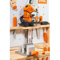 Stihl Kinderwerkbank aus Holz