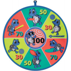 thumb-alternative:Schildkröt Funsports   Soft Dart Set, Klett Dartscheibe mit 2 x 3 Bällen