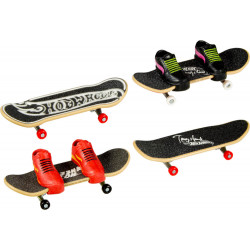 Mattel HGT84 Hot Wheels Skate Fingerboard   Shoe 4 Pack, sortiert