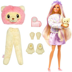 Barbie Cutie Cozy Cute Reveal Serie Puppe   Löwe