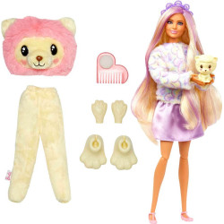 Barbie Cutie Cozy Cute Reveal Serie Puppe   Löwe