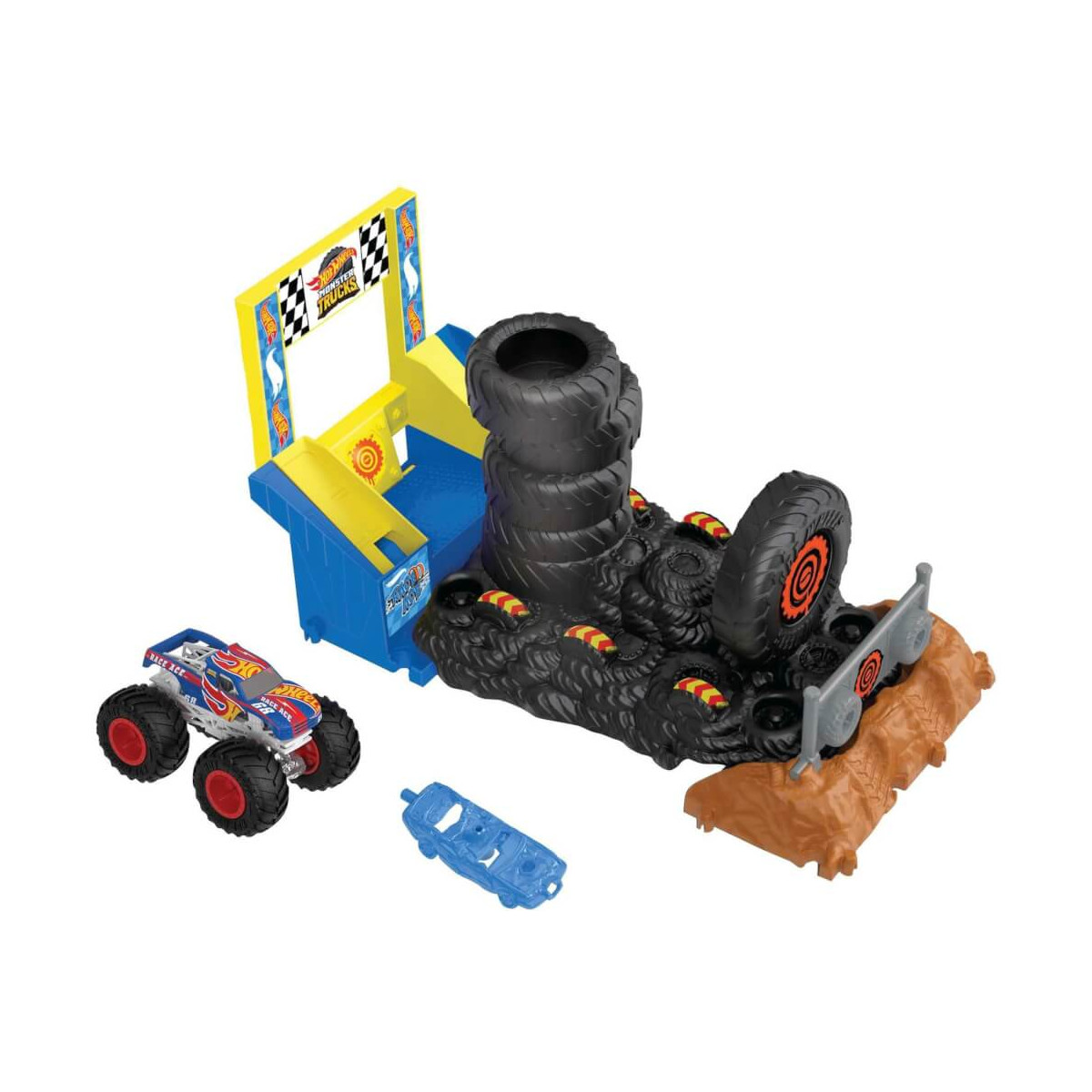 Mattel HNB87 Hot Wheels Monster Trucks Arena World: Entry Challenge, sortiert