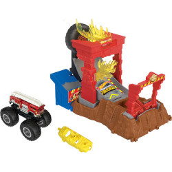 Mattel HNB87 Hot Wheels Monster Trucks Arena World: Entry Challenge, sortiert