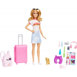 Mattel HJY18 Refreshed Travel Barbie