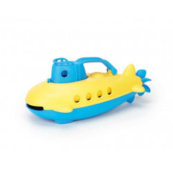 U Boot mit blauem Griff