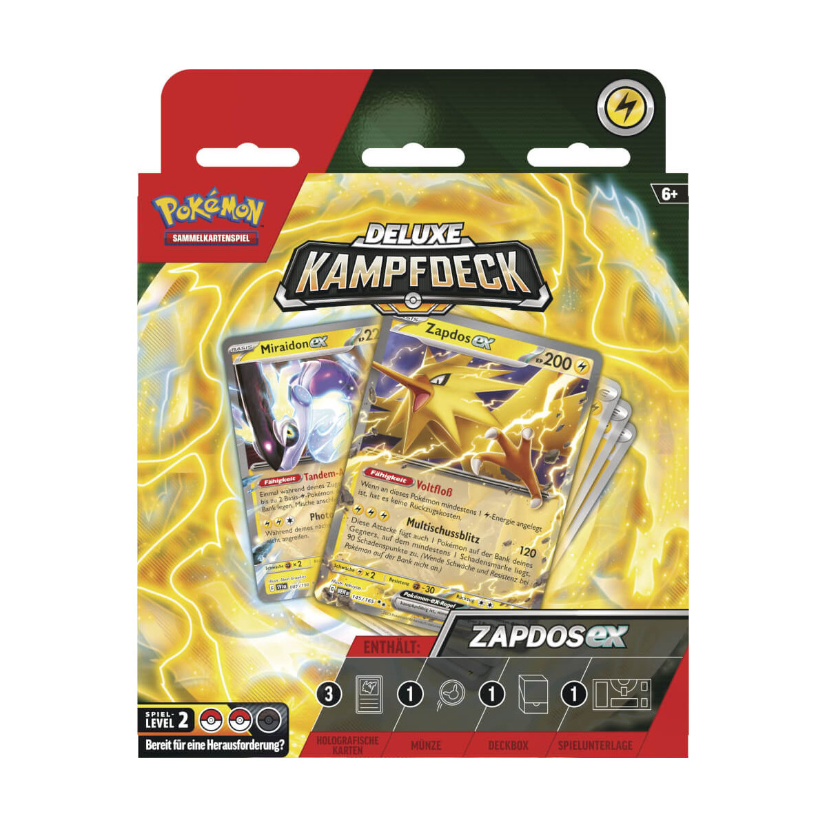 Pokémon Sammelkartenspiel: Deluxe Kampfdeck Vulnona ex   Deluxe Kampfdeck Zapdos ex