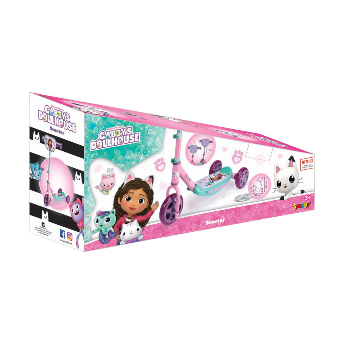 Smoby Gabby s Dollhouse Roller. 3 Räder