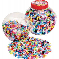 Hama® Bügelperlen 8588 Dose mit Maxi Perlen 2000 Stück.