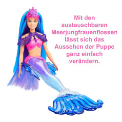 Mattel HHG52 Barbie   Mermaid Power     Barbie Malibu Meerjungfrau