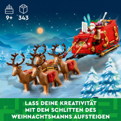 LEGO® Iconic 40499 Schlitten des Weihnachtsmanns