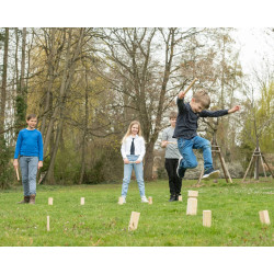 Outdoor active Schwedenschach Kubb 21 teilig
