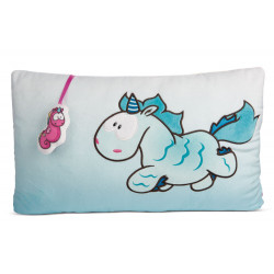 Rechteckiges Kissen Einhorn Aquario NICI GREEN