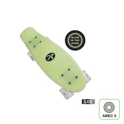 muuwmi Lights Skateboard Fun GLOW, mit Leuchtrollen und Glow Effekt