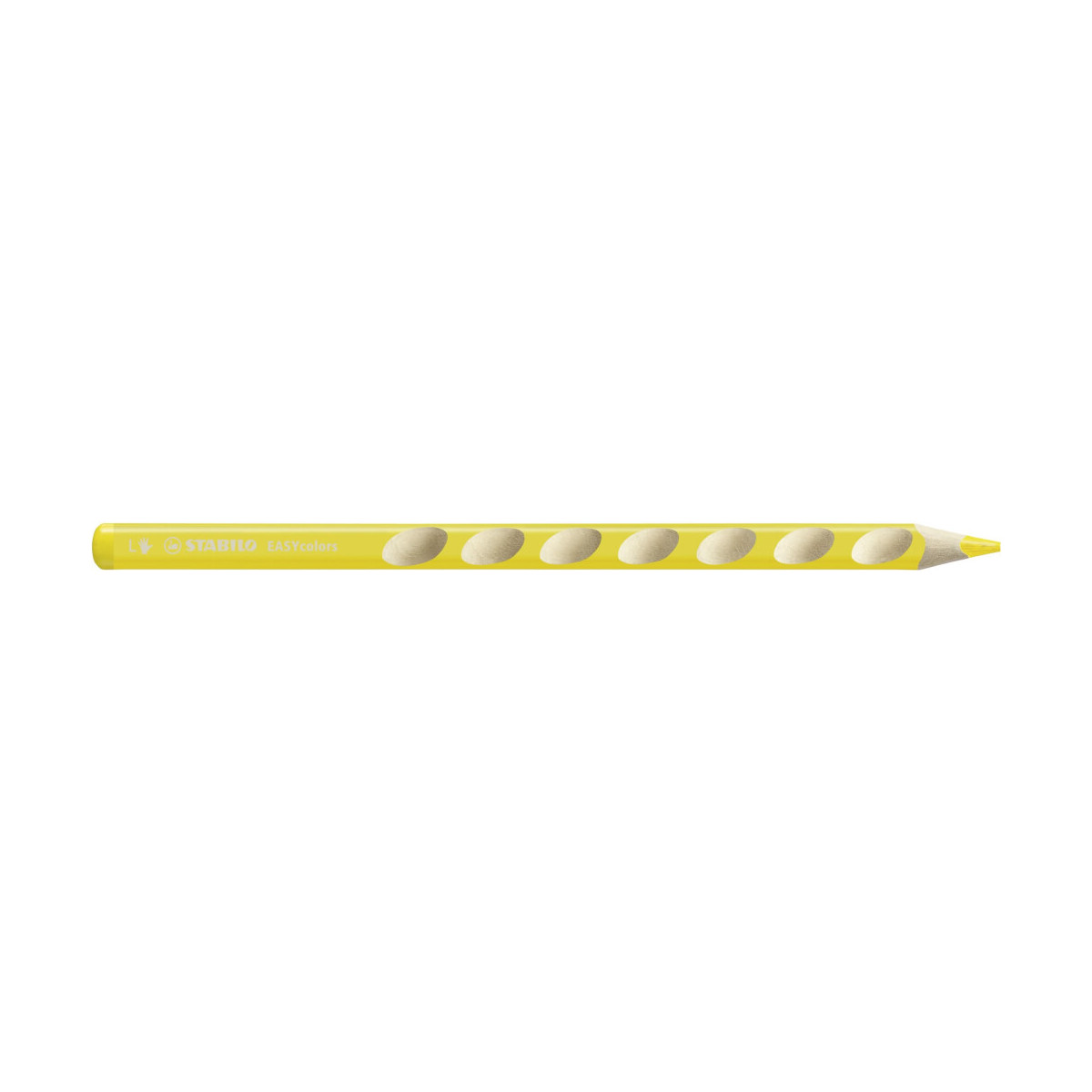 Ergonomischer Buntstift für Linkshänder   STABILO EASYcolors   12er Pack mit Spitzer   mit 12 versch