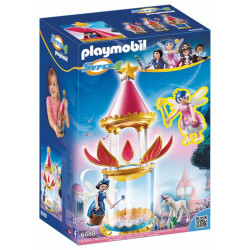 PLAYMOBIL 6688 Zauberhafter Blütenturm mit Feen Spieluhr und Twinkle