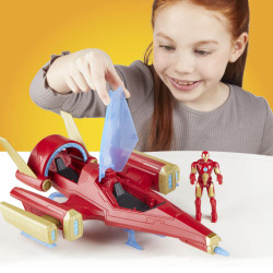 thumb-alternative:Avengers Epic Hero Series Iron Man Repulsor Blast Battle Jet