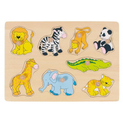 Steckpuzzle Zootiere