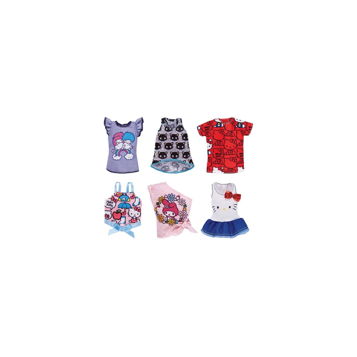 Mattel Barbie FLP40 Mode Oberteile Lizenzen, sortiert