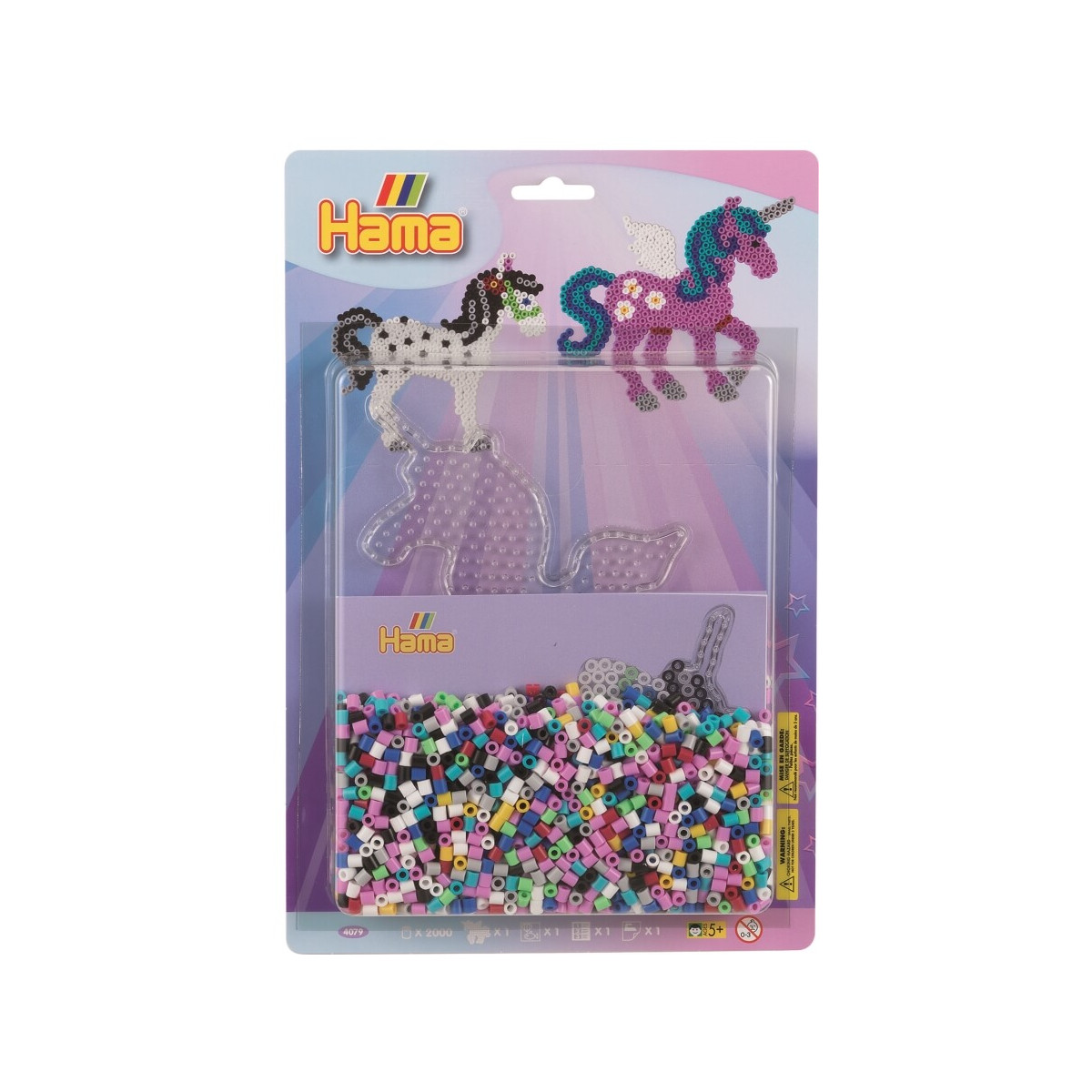 Hama® Bügelperlen Blister Pegasus 2.000 Stück.