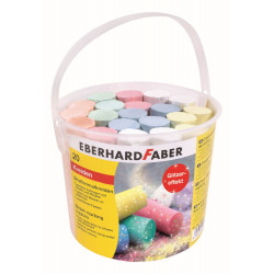 Eberhard Faber Straßenmalkreide Glitzer 20er Eimer