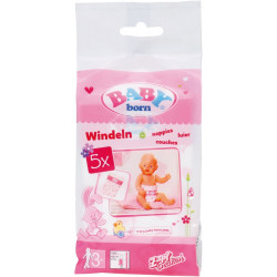 Zapf BABY born®  Windeln, 5 Stück