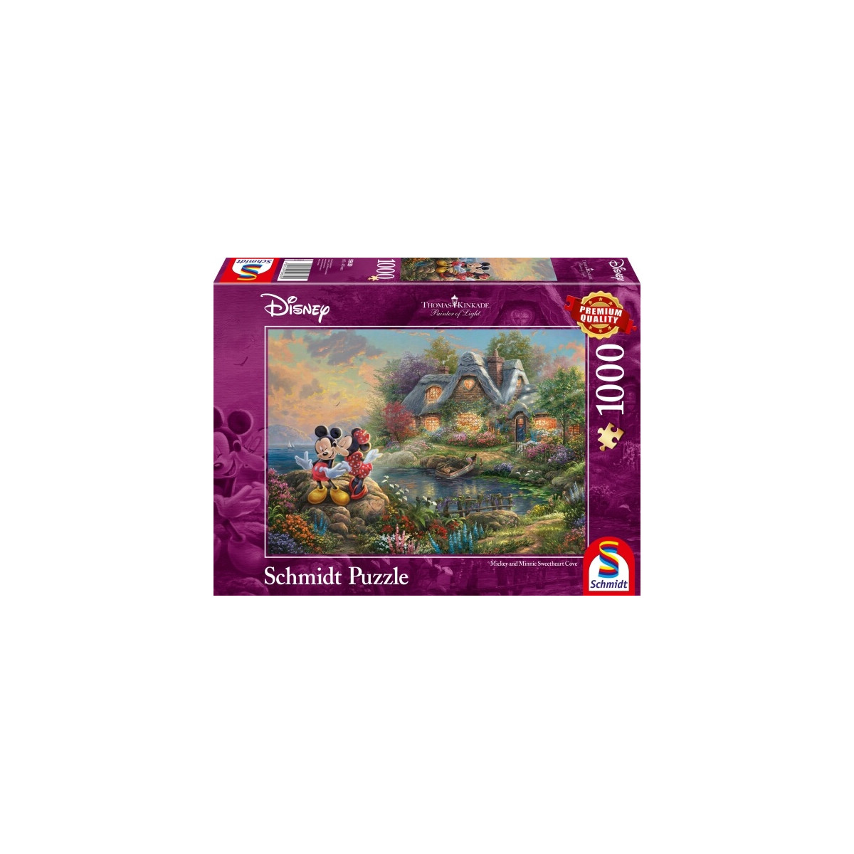 Schmidt Spiele Puzzle: Disney, Sweethearts Mickey & Minnie 1000 Teile