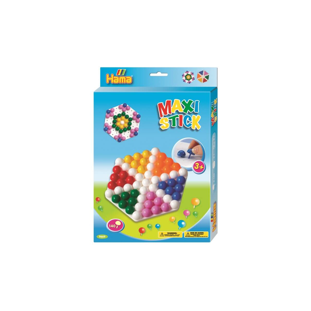 Hama® Bügelperlen Maxi Stick Geschenkbox.