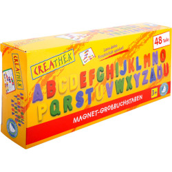 Creathek Magnet Großbuchstaben 48 teilig