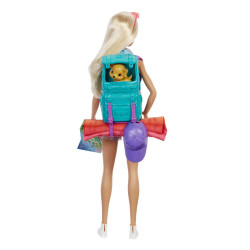 Barbie   It takes two! Camping   Spielset mit Malibu Puppe, Hündchen und Accessoires