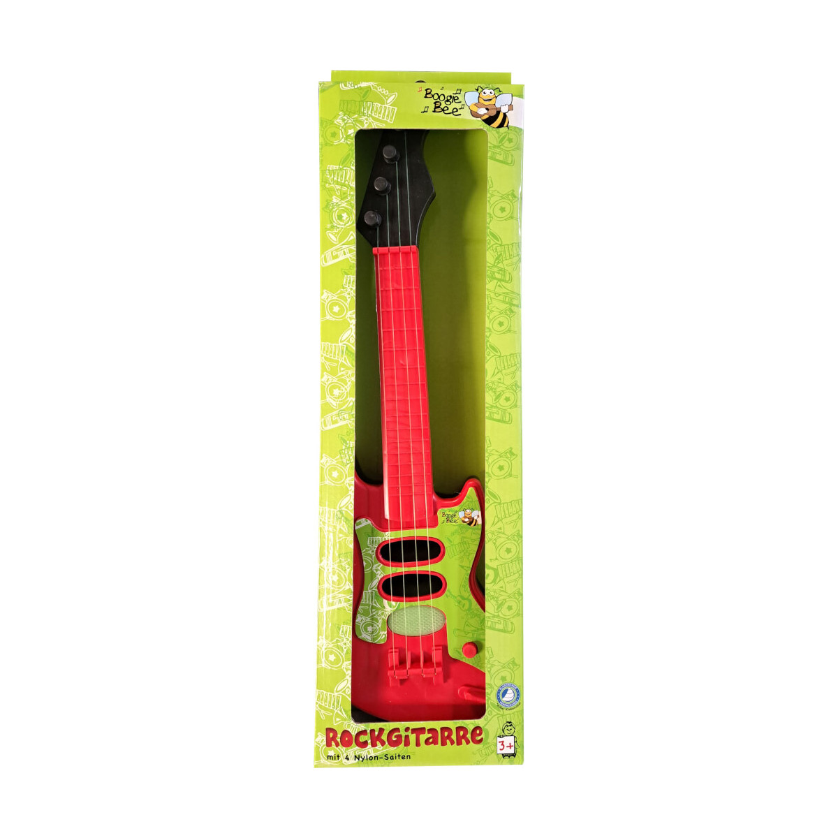 Boogie Bee Rockgitarre, rot, 40 cm