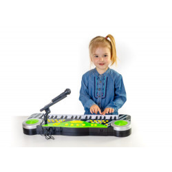 Boogie Bee Elektronisches Keyboard mit Mikrofon, Länge 68 cm