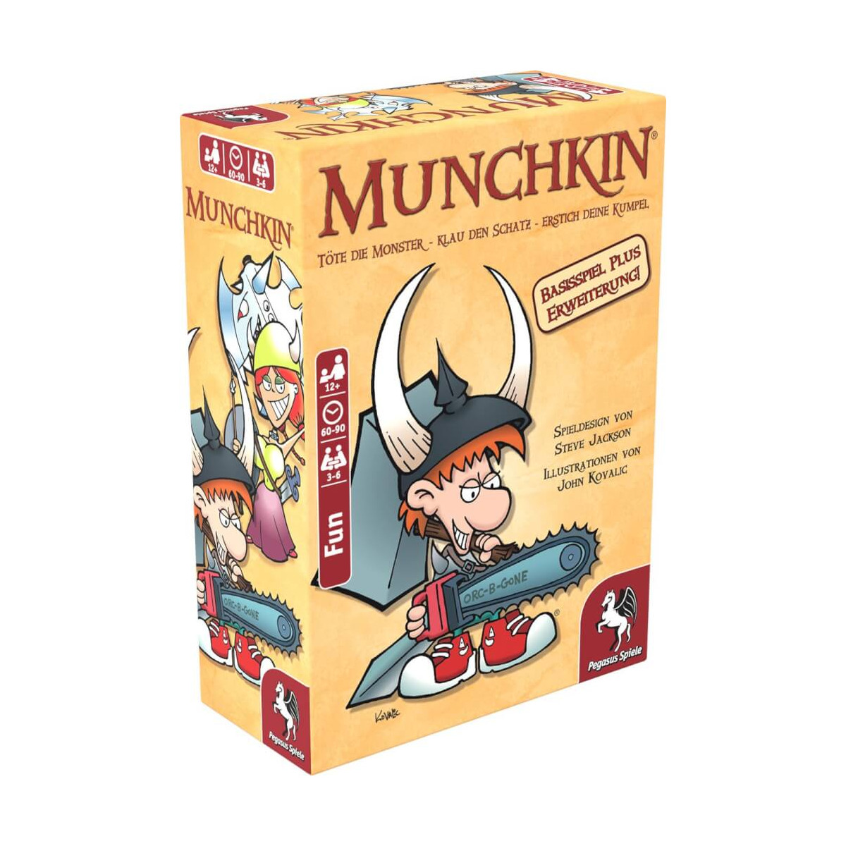 Pegasus Spiele Munchkin 1   2 Basisspiel plus Erweiterung