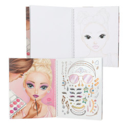 Create your TOPModel Make Up Malbuch