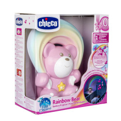 Chicco Regenbogenprojektor Bär Rosa