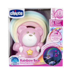 Chicco Regenbogenprojektor Bär Rosa
