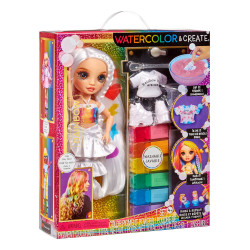 Rainbow High WaterColor & Create NEW Theme Dolls  brown eyes