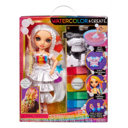 Rainbow High WaterColor & Create NEW Theme Dolls  brown eyes
