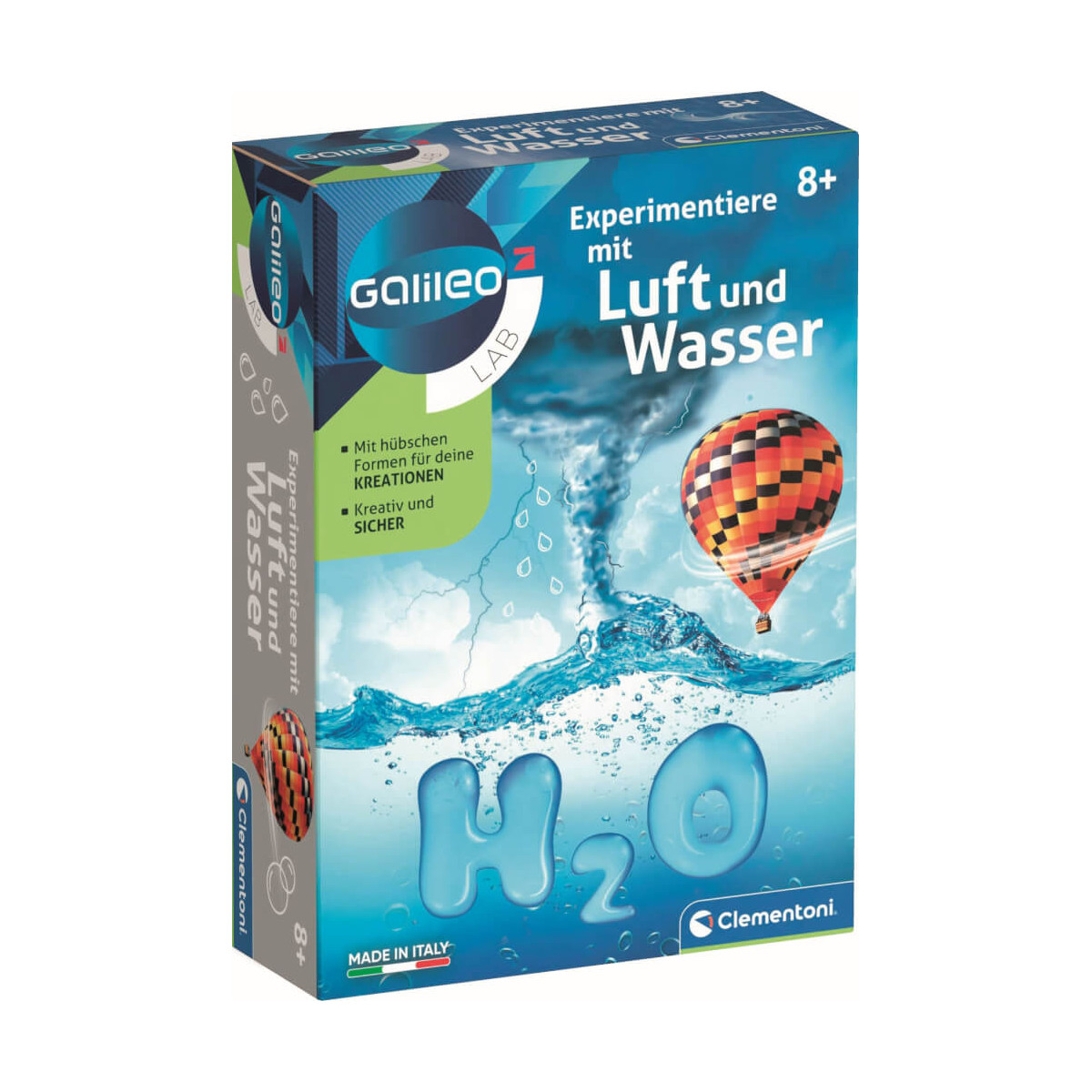 Experimentiere mit Luft und Wasser