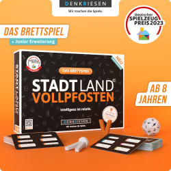 DENKRIESEN   STADT LAND VOLLPFOSTEN® Brettspiel   Junior Erweiterung
