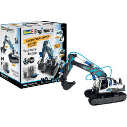 Adventskalender Engineers Hydraulischer Bagger, Revell Engineers   Bauen, Forschen, Entdecken