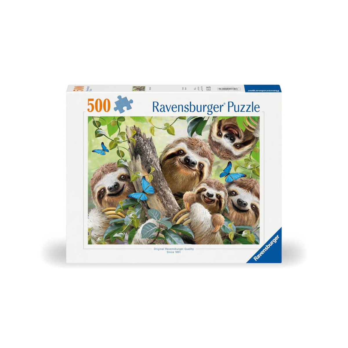 Ravensburger 12000203 Puzzle Faultier Selfie 500 Teile