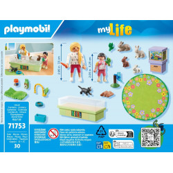 thumb-alternative:PLAYMOBIL 71753 Familie mit Hasen