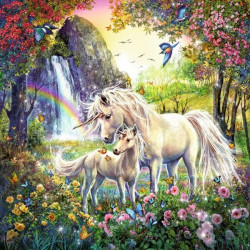 thumb-alternative:Ravensburger 9291 Puzzle Schöne Einhörner 3 X 49 Teile