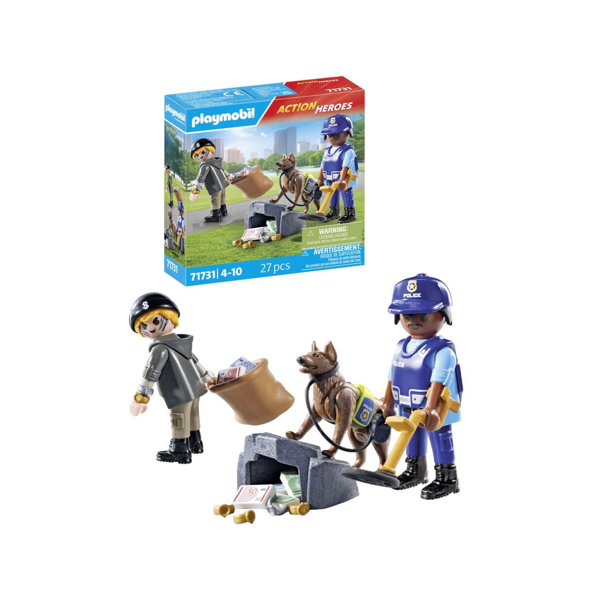PLAYMOBIL 71731 Spurensuche mit Hund