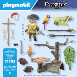 thumb-alternative:PLAYMOBIL 71795 Pirat mit Balliste